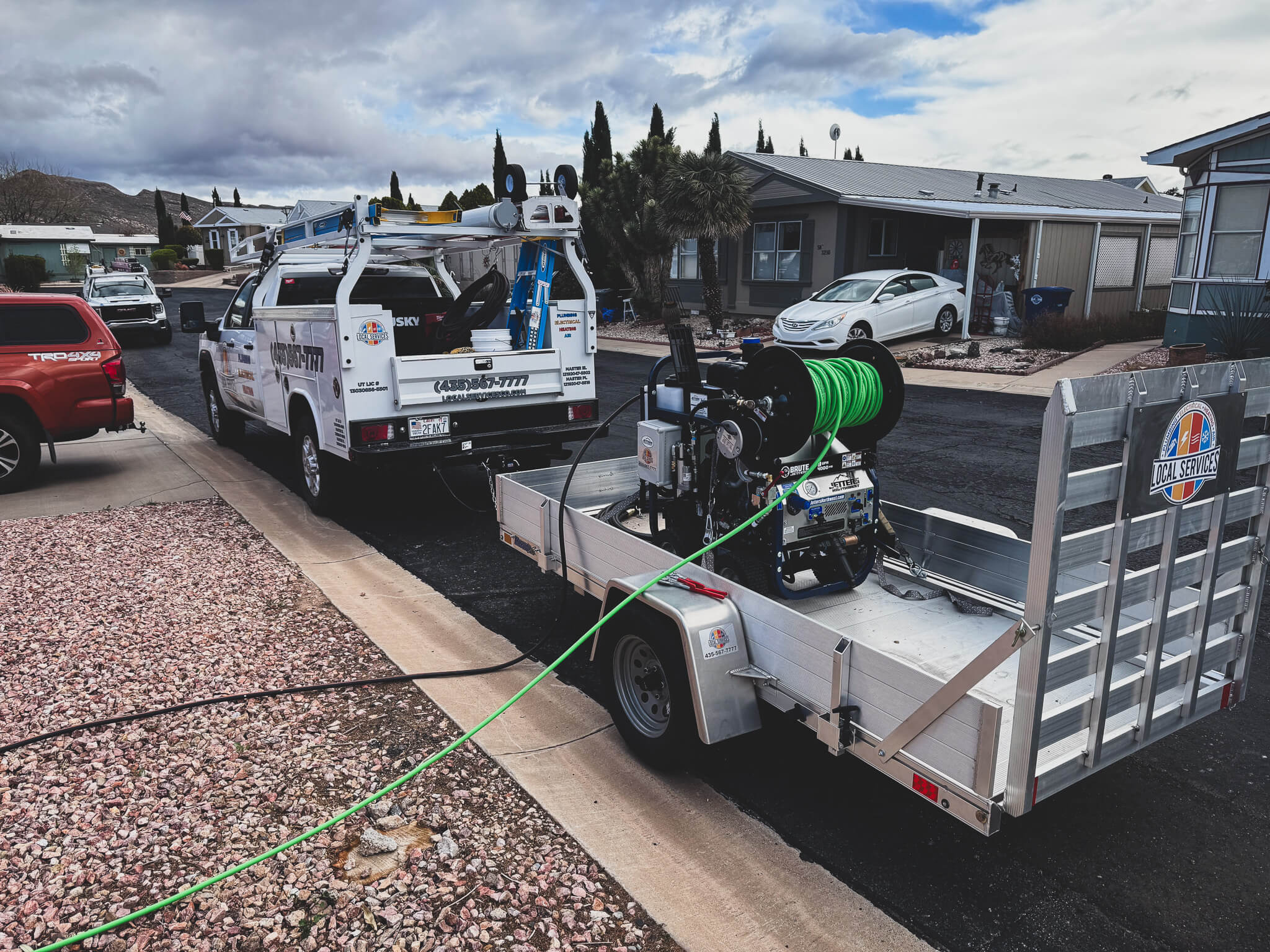 Hydro jetting service