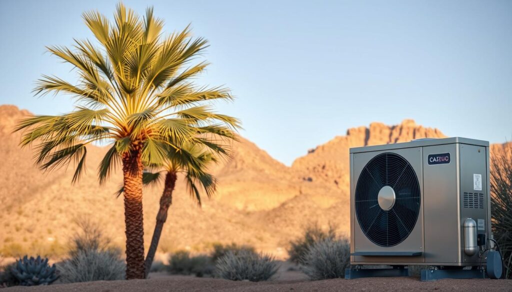 AC unit outside a St. George home during summer heat